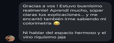 Captura de reseña de una clienta de Giulimage (8)